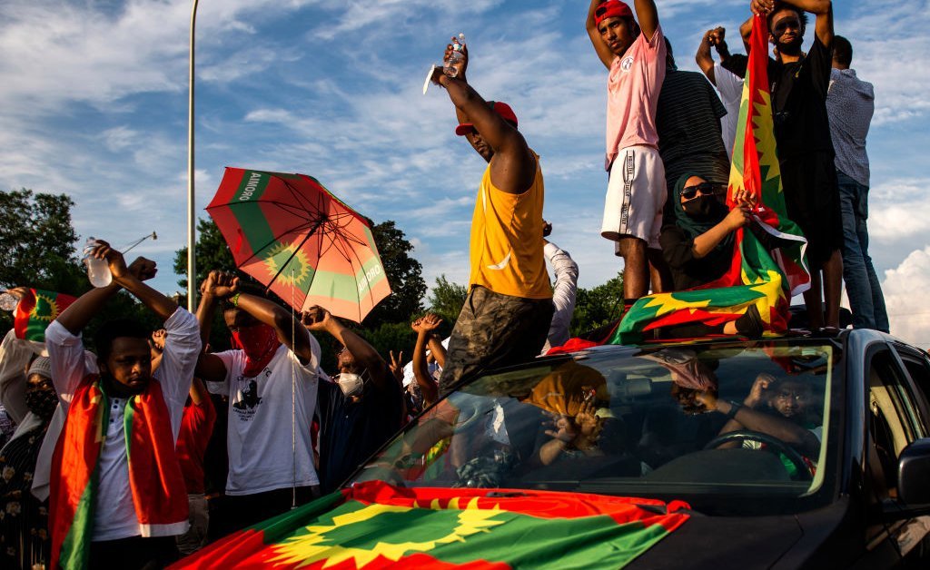 Ethiopian diaspora held rallies in many places to protest against foreign interference in internal affairs