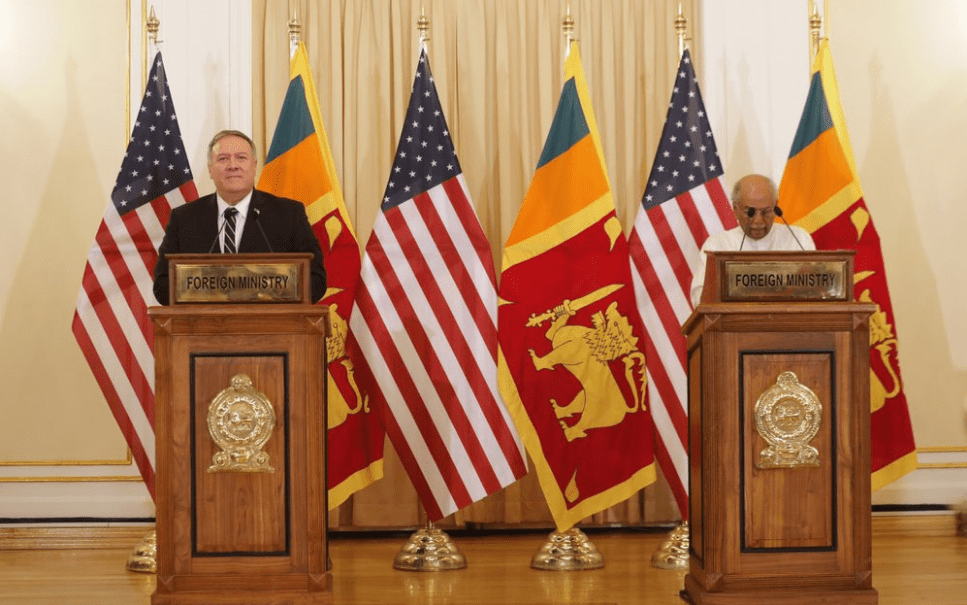 Pompeo's visit to SriLanka Will always maintain a neutral foreign policy