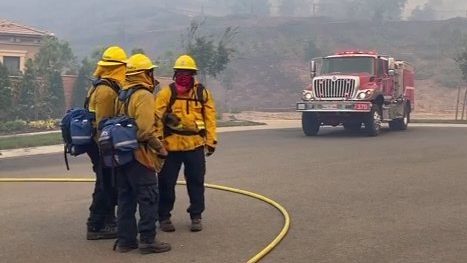 More than 100000 people have been evacuated by a fire in California