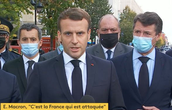 Macron: NICE terrorist attack Its same as attack whole France. Government will strengthen the Sentinel Counter-Terrorism Operations.