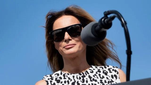 First Lady United States rarely participated in a campaign with Trump