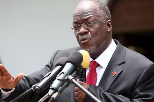 Tanzanian President Magufuli is sworn in after being re-elected