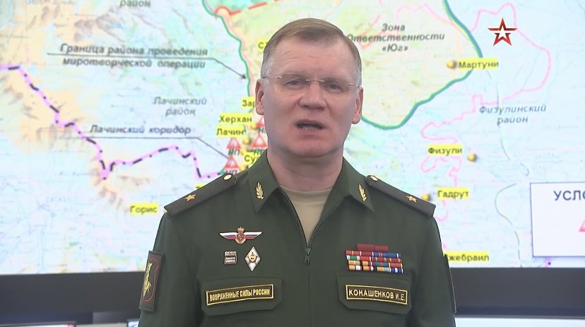 Russian Ministry of Defense: Russian peacekeepers entered the capital of the Naka region