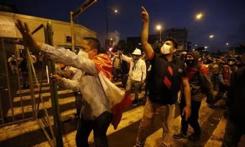 At least 2 people have been killed and 94 injured in mass protests in Peru