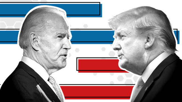 Supporters of Trump and Biden clashed outside the polls, and several places were threatened with bombs