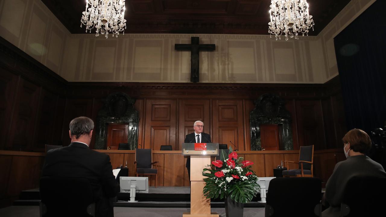 German President attends the 75th anniversary of the Nuremberg Trial: This is a revolution that rewrites world history