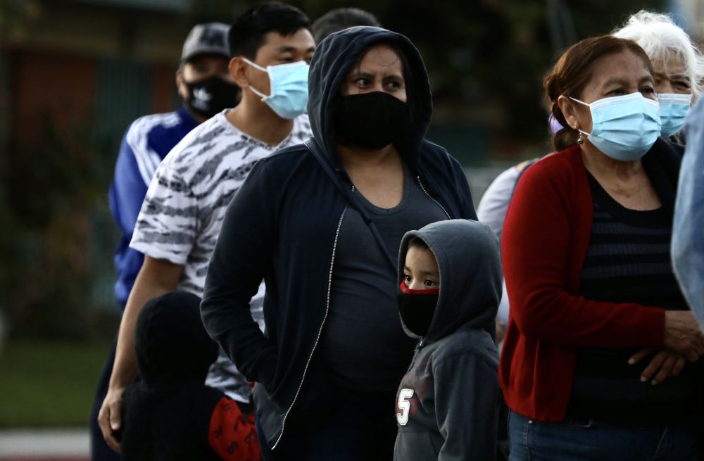 California the United States imposes a curfew to curb the spread of the coronavirus pandemic