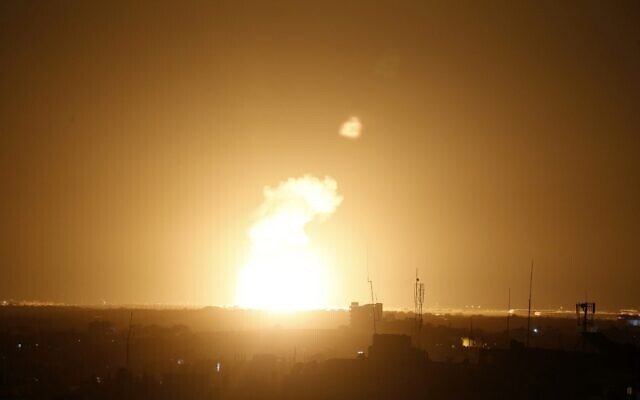 Armed forces in the Gaza Strip fired rockets at Israel, saying three people were killed in the attack