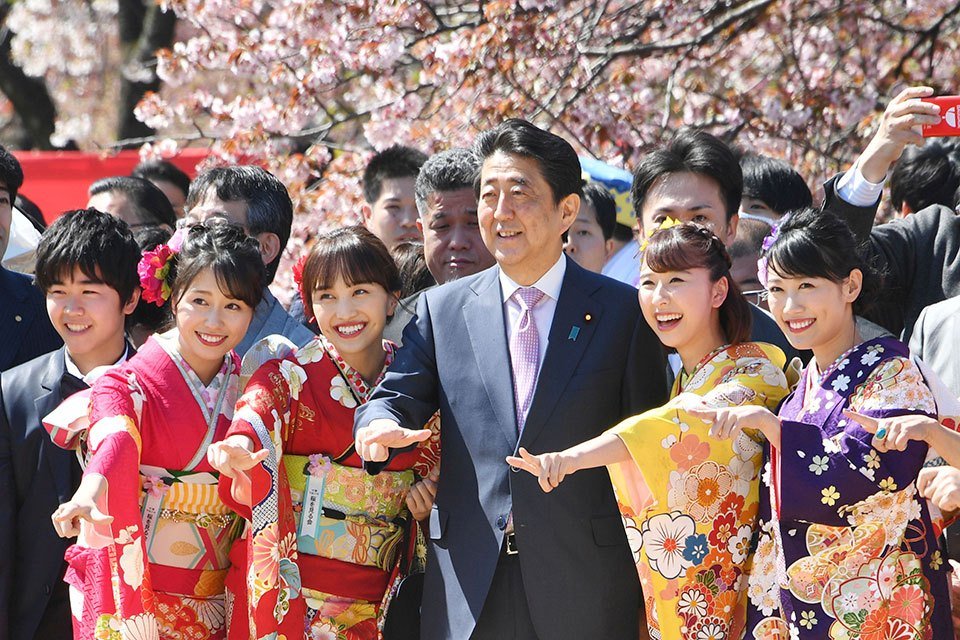 Abe admitted to discounting money to entertain supporters, but said that Abe did not know.