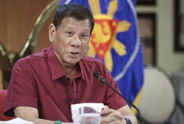 Philippines President Rodrigo Duterte : Thank you to China