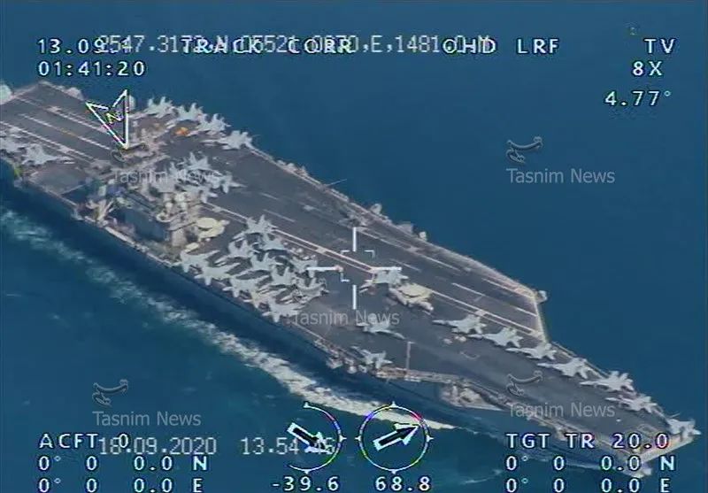 At this time, the U.S. aircraft carrier strike group returned to the Gulf region