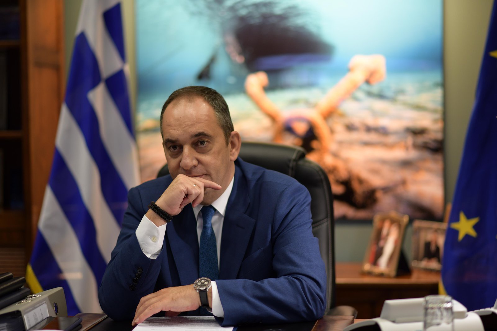 Greek Minister of Maritime and Island Policy enters intensive care unit for treatment