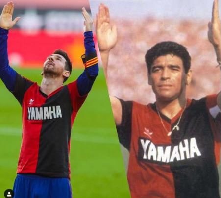 Messi changed his jersey to pay tribute to Maradona After Scoring: Farewell, Diego
