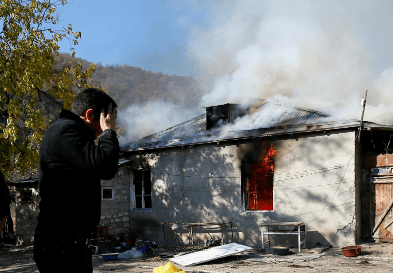 Armenians burned their houses before evacuation: never leave it to Azerbaijanis