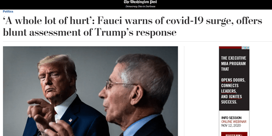 One Day Left for Election, Fauci And Trump Completely Fell Out