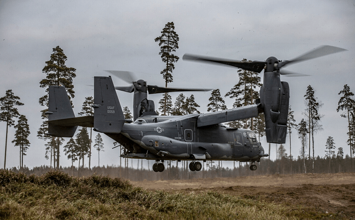 The U.S. Air Force Special Operations Wing conducts military exercises with the Estonian Air Force