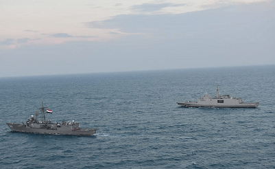 Egypt and France hold joint maritime military training to achieve naval ship combat compatibility