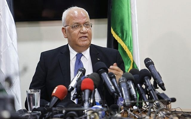 Palestine Pandemic Chief Palestinian negotiator Erekat dies from complications of COVID-19