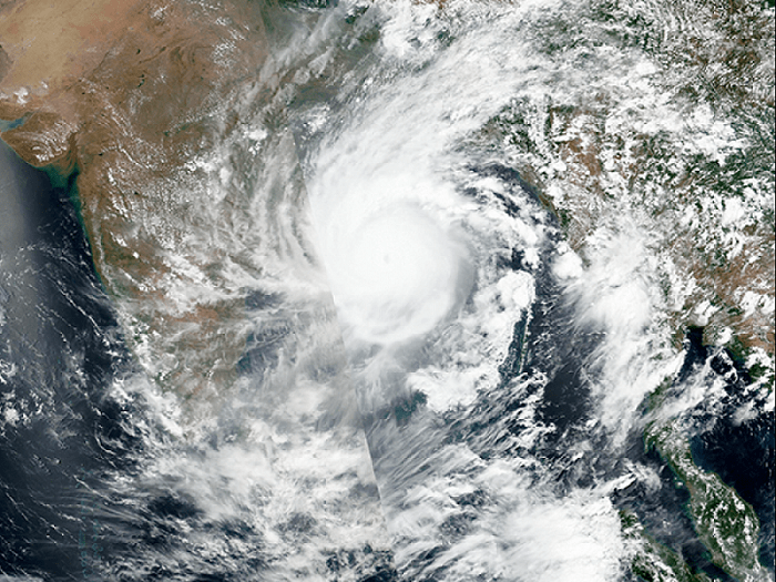 Tropical Cyclone Niwar may make landfall in southeast India on the afternoon of the 25th