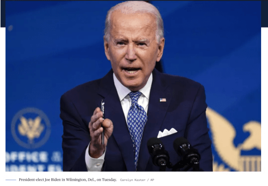 Biden's Inaugural Speech: Today is "Day of America"