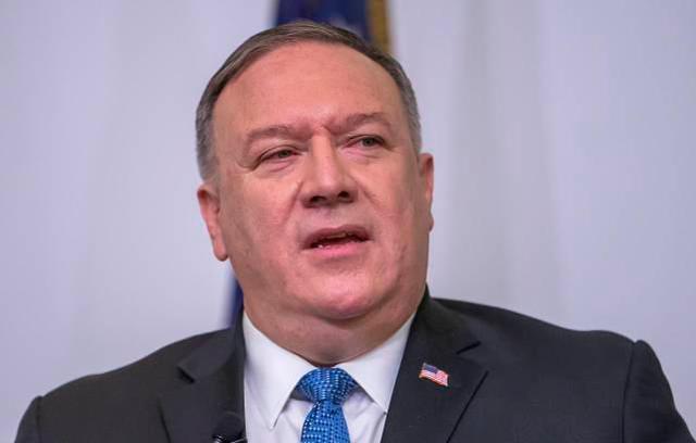 Pompeo, who was "disgusted", the "democracy beacon" that fell down