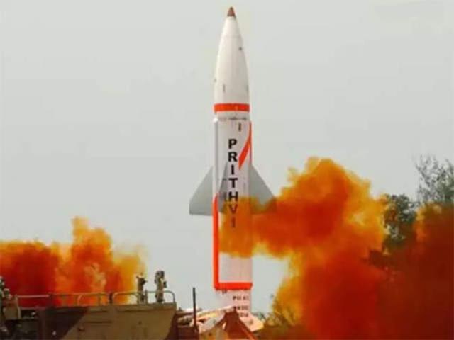 India announced the successful test launch of two nuclear warhead Earth-2 ballistic missiles.