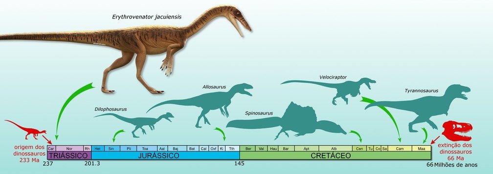 Brazilian archaeologists have discovered the fossils of Yakui Chiliesaurus, which has been 230 million years ago.
