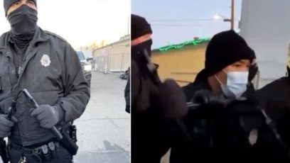 U.S. police use nunchakus to disperse homeless people