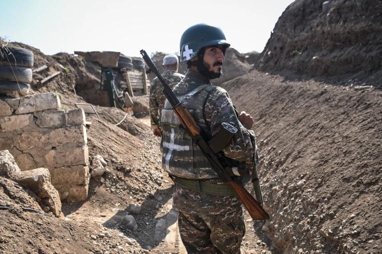 Six Armenian soldiers were found in the karabakh region 70 days after missing.