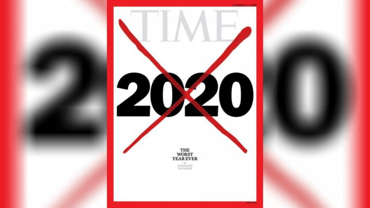 New TIME cover '2020 is the worst year' This mark is the fifth time in history