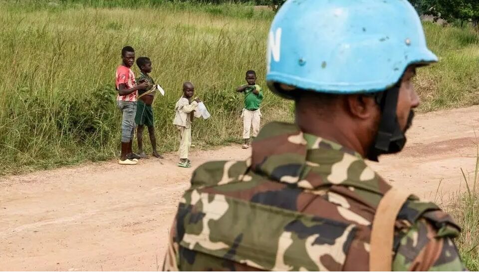 The situation is under control when the peacekeeping force recaptures the fourth largest town in the occupied Central African Republic.