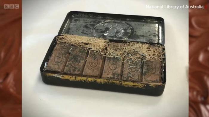Australia found that chocolate 120 years ago still smelled interesting