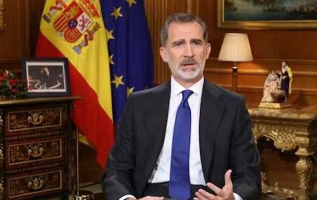 The King of Spain delivered a televised speech: 2020 is a very difficult year to face the future with firm confidence.