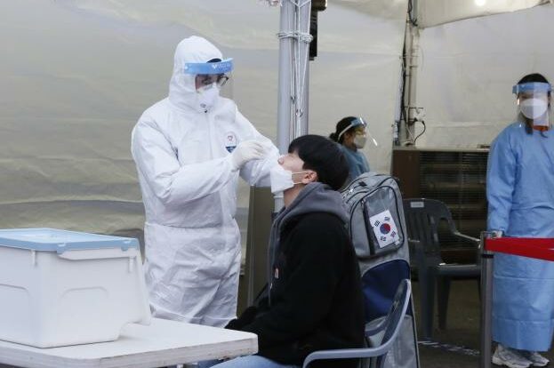 1241 new confirmed cases of COVID-19 in South Korea, a new high since the outbreak of the pandemic