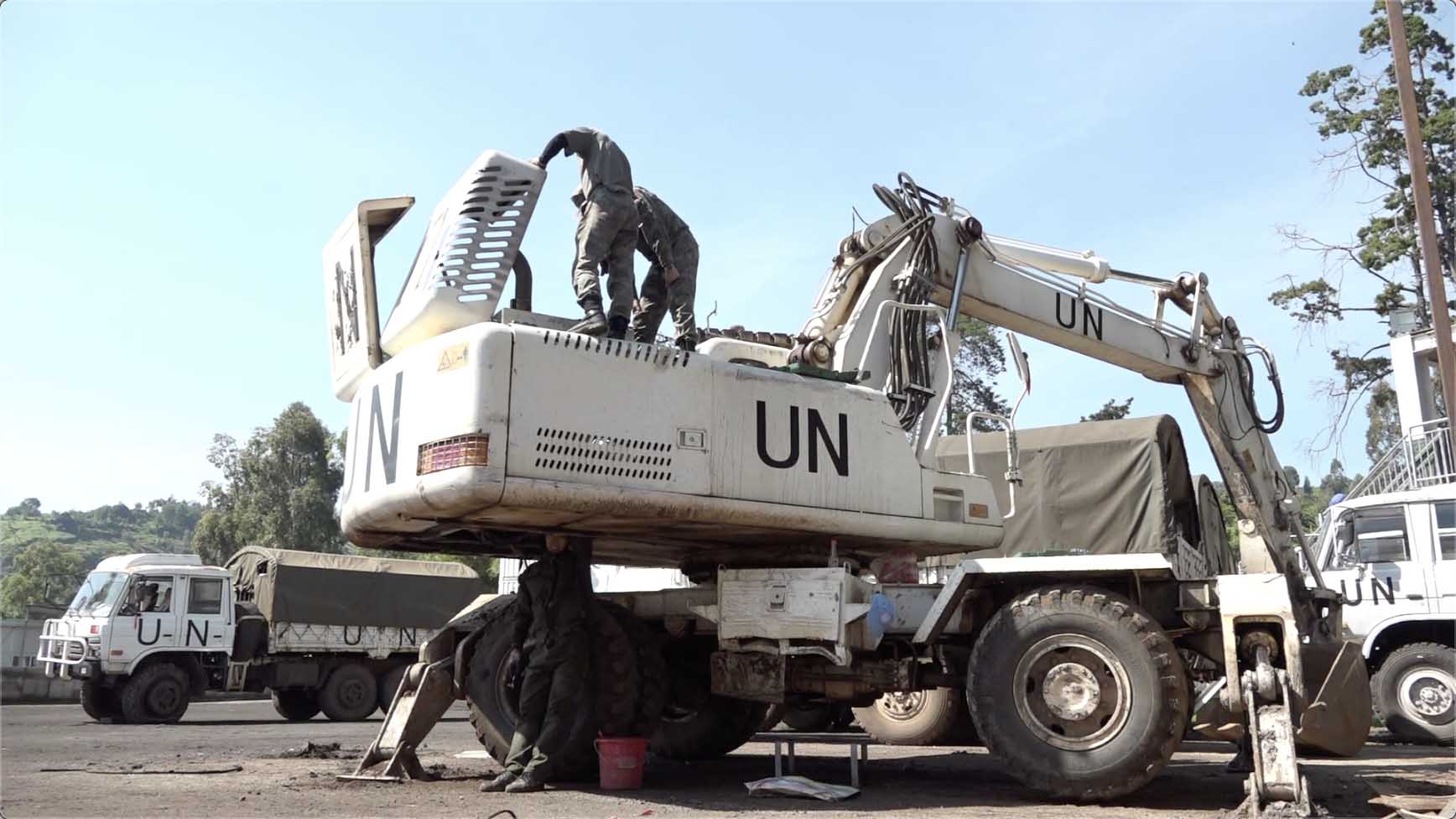 China 24th engineering unit to the Democratic Republic of Congo has passed the United Nations equipment verification.