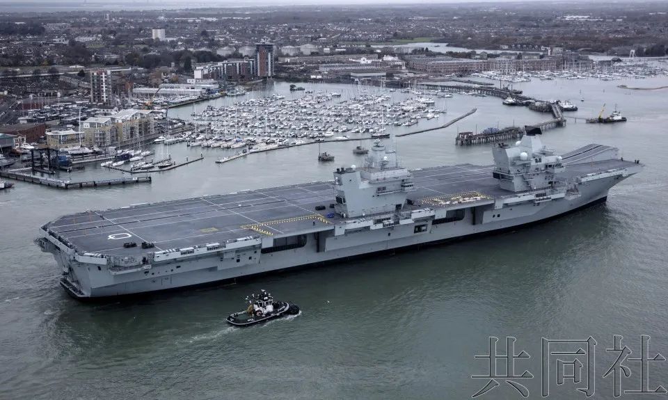 Due to the Hong Kong issue, Britain will send aircraft carriers offshore to Japan.