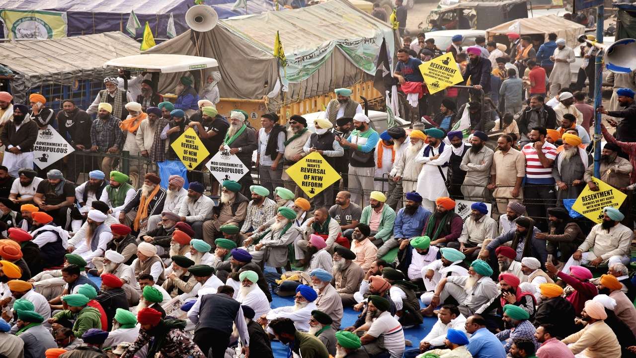 Several industries and opposition parties responded to farmers' protests, and India held a strike across the country.