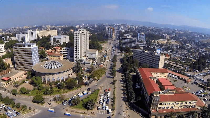 An abandoned bomb exploded in the Ethiopian capital, killing 3 people and injuring 5 others.