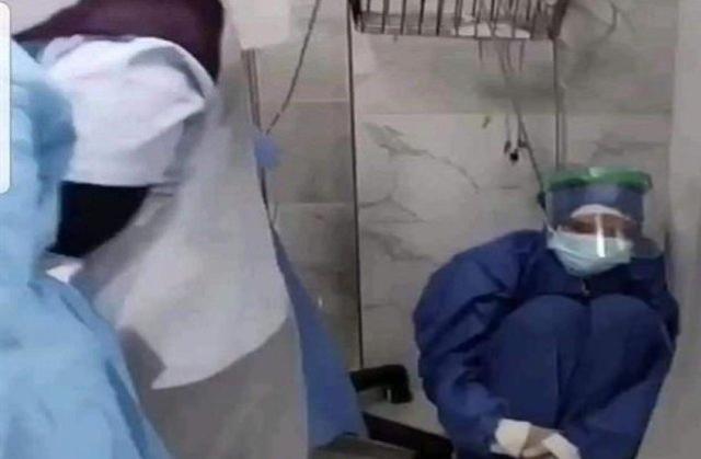 The chaotic scene of the ICU in the Egyptian hospital: the nurse stayed still when the coronavirus patient died collectively due to lack of oxygen.
