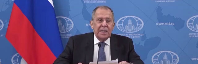Foreign Minister Lavrov accused the West of using the pandemic to put pressure on other countries.