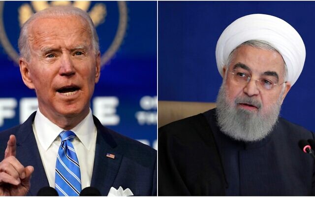 Iran again calls on the Biden administration to lift all sanctions and says it will withdraw retaliation measures.