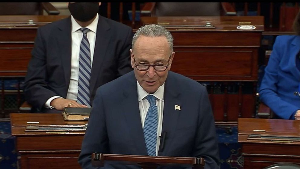 The U.S. Democratic Party officially controls the Senate. Schumer becomes the majority leader of the Senate.