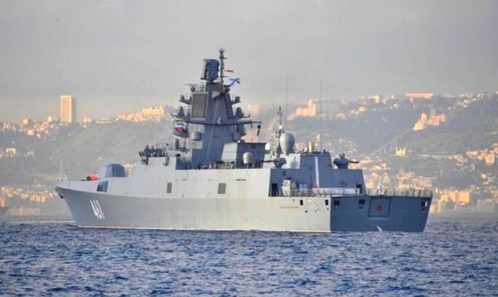 Russian naval fleet made a 3-day technical stop at an Algerian port.