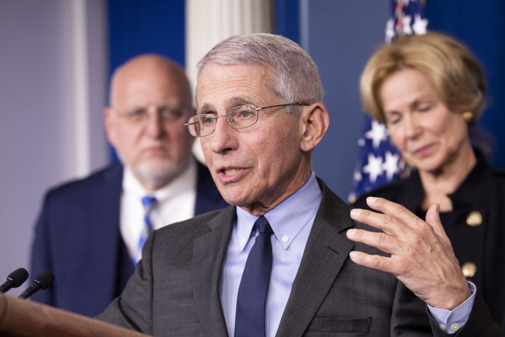 Fauci, an American infectious disease expert, appeared at the White House again to talk about the epidemic in the United States.