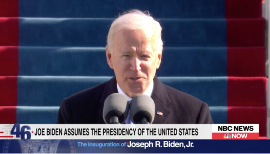 How many fires will Biden burn when he officially takes office?