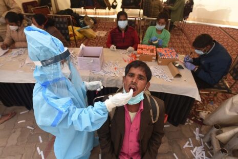 More than half of the people tested positive for coronavirus antibodies in the Indian capital