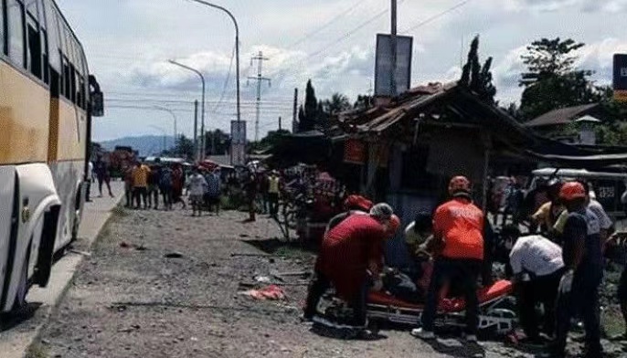 An explosion in Tulun'an City in the southern Philippines has caused 2 deaths and 6 injuries