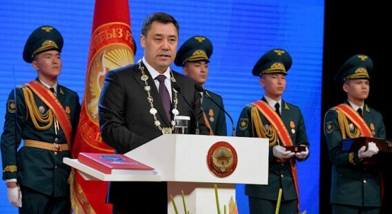 Zaparov was sworn in as President of Kyrgyzstan