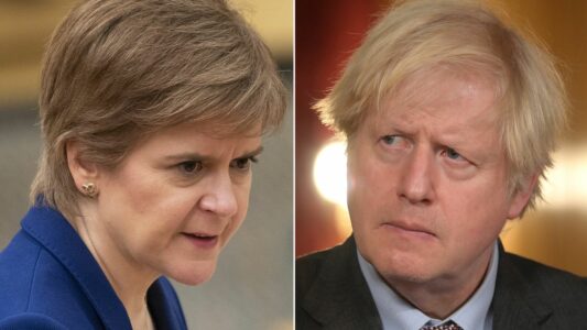 Johnson wants to visit Scotland. Scottish First Minister: It's not necessary.