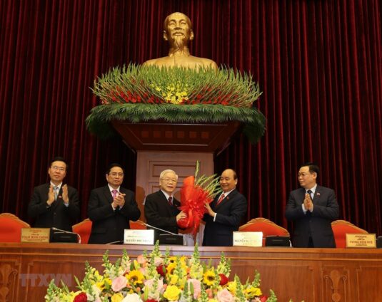 Nguyễn Phú Trung was elected as the General Secretary of the Central Committee of the Communist Party of Vietnam for the third time.